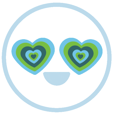 In Love Heart Eyes Sticker by Tulane University