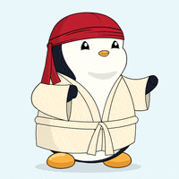 Martial Arts Fight GIF by Pudgy Penguins