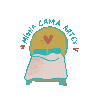 _artex home sleep up bed Sticker