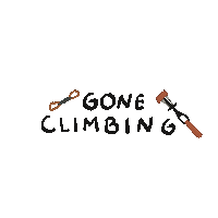 coitcreative rock climbing rock climber climbing gear ali hooten Sticker