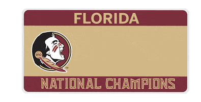 national champions college Sticker by Florida State University