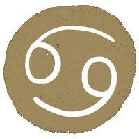 Cancer Astrology Sticker by Helga Valdis   #krotdagsins