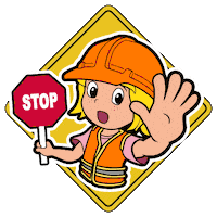 Warning No Entry Sticker by Kiddinx