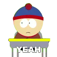 Stan Marsh Yes Sticker by South Park