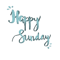 Happy Sunday Art Sticker