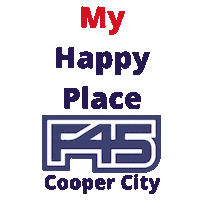 F45 Training My Happy Place Sticker by F45 Training Cooper City