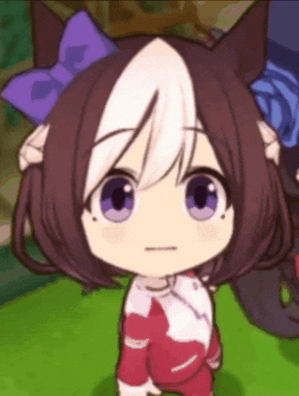 Staring Special Week GIF