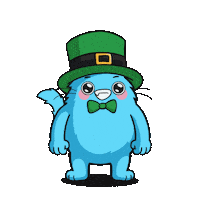 St Patricks Day Cat Sticker by Frensville