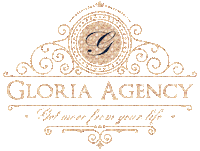 glitter gloria Sticker