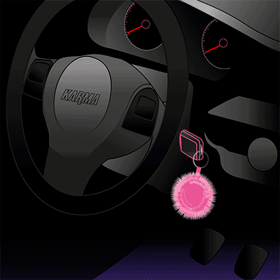 car pink GIF by Hilla