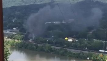 Train Derailment Causes Evacuations Near Pittsburgh
