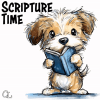 Sunday School Puppy GIF