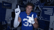 Byu Football Counting GIF by BYU Cougars
