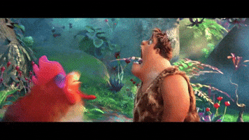 Scared The Croods GIF by The Croods: A New Age