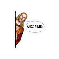 Art Get Mad Sticker by Mad Priest Coffee