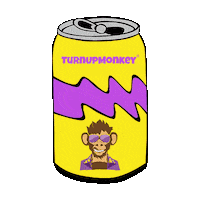 drunk party Sticker by turnupmonkey
