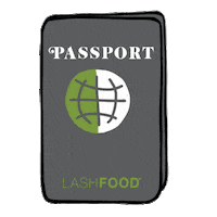 travel passport Sticker by LASHFOOD