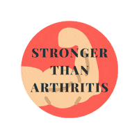 Stronger Than Arthritis Sticker by Chil Wellness