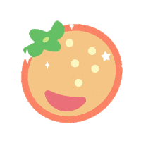 Animal Crossing Orange Sticker by Pog