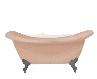 Soaking Tub Time Sticker