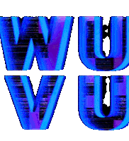 Glitch Alphabet Sticker by #BASILIO