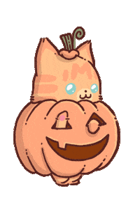 Cat Halloween Sticker