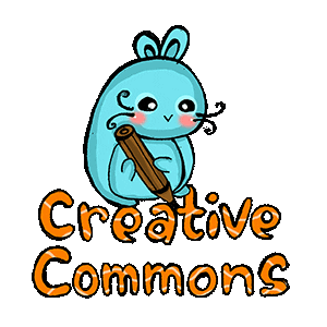 creative commons bunny Sticker by Florens Debora