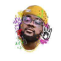 Black Joy Mood Sticker by walk in love.