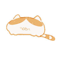 annannnn33 cat no orange goodbye Sticker