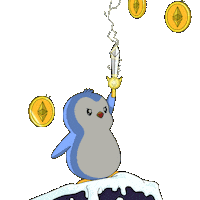 Crypto Penguin Sticker by Pudgy Penguins