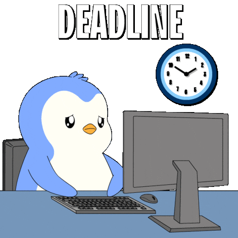 Working Work Day Sticker by Pudgy Penguins