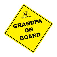 Sign Warning Sticker by Honda