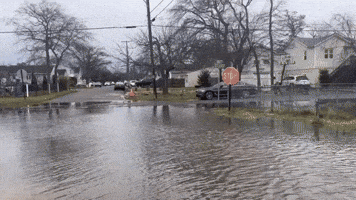 New Jersey Shore Towns Flood After Heavy Rain