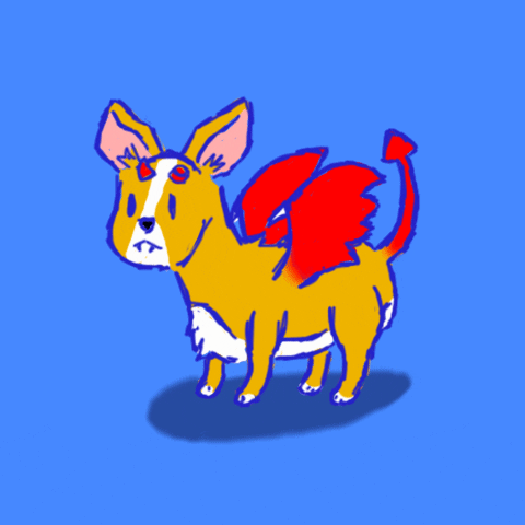 fire breathing dog GIF by NeonMob
