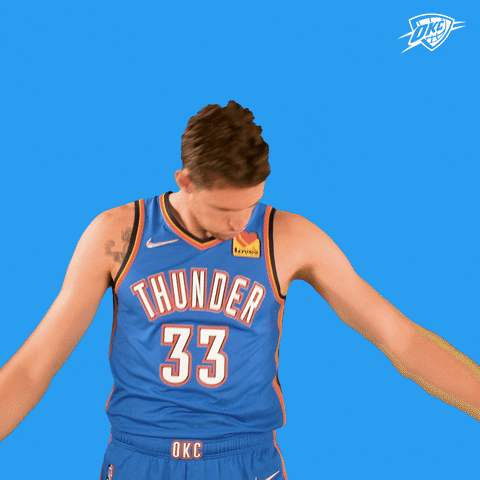 Oklahoma City Flex GIF by OKC Thunder