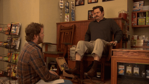 Parks And Recreation Shoeshine GIF by PeacockTV