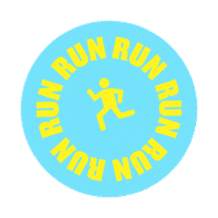 Run Running Sticker by Garmin