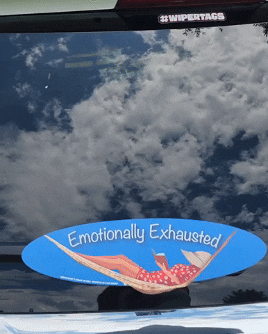 Emotionally Exhausted Wiper Wipertag GIF by WiperTags Wiper Covers
