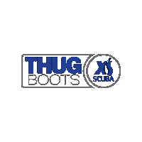 Thug Boots Sticker by XS Scuba