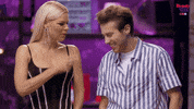 React Love GIF by Beauty and the Geek Australia