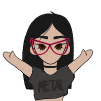 MetalMaiden665 cat heart new new post Sticker