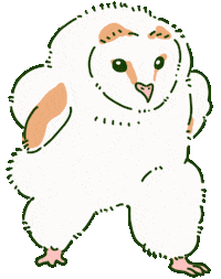 Owl Sticker by wakuta