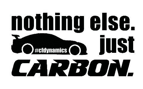 Carbon Cfd Sticker by Carbonfiber Dynamics