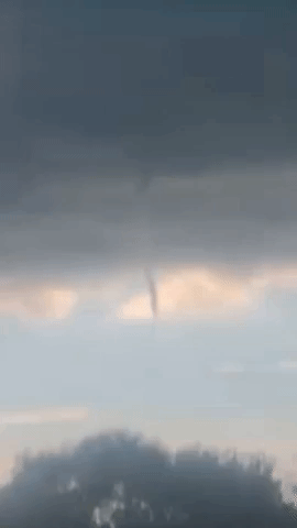 Funnel Cloud Forms Over Bristol