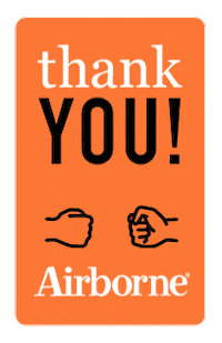 Immune System Thank You Sticker by Airborne