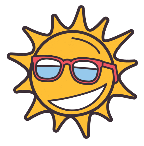 Summer Sun Sticker by Skokie Public Library