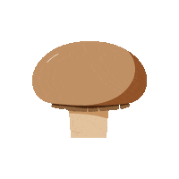 Mushroom Eating Sticker by AOKBW