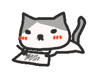 Cat Drawing Sticker by yomoyeah