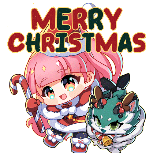 Merry Christmas Love Sticker by DigiDaigaku