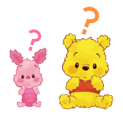 Confused Winnie The Pooh Sticker